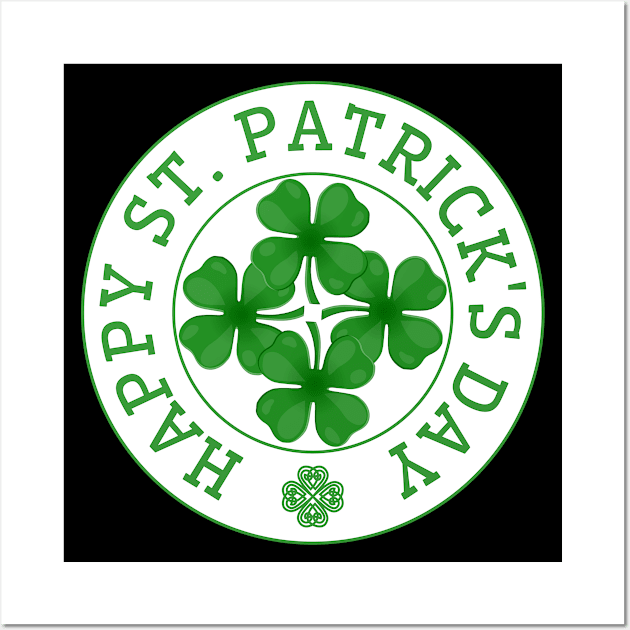 Happy St Patricks Day Wall Art by POD Creations